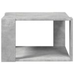 Table basse gris béton 51,5x51,5x30 cm bois d'ingénierie – Image 2