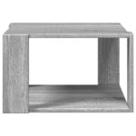 Table basse sonoma gris 51,5x51,5x30 cm bois d'ingénierie – Image 3