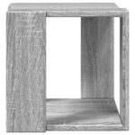 Table basse sonoma gris 32x32x30 cm bois d'ingénierie – Image 2