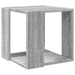 Table basse sonoma gris 32x32x30 cm bois d'ingénierie – Image 4