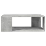 Table basse gris béton 89,5x48x30 cm bois d'ingénierie – Image 2