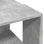 Table basse gris béton 89,5x48x30 cm bois d'ingénierie – Image 5