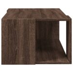 Table basse chêne marron 89,5x48x30 cm bois d'ingénierie – Image 3