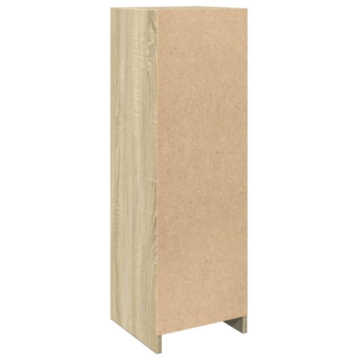 Armoire de salle de bain Chêne sonoma 30x30x95 cm Aggloméré – Image 4