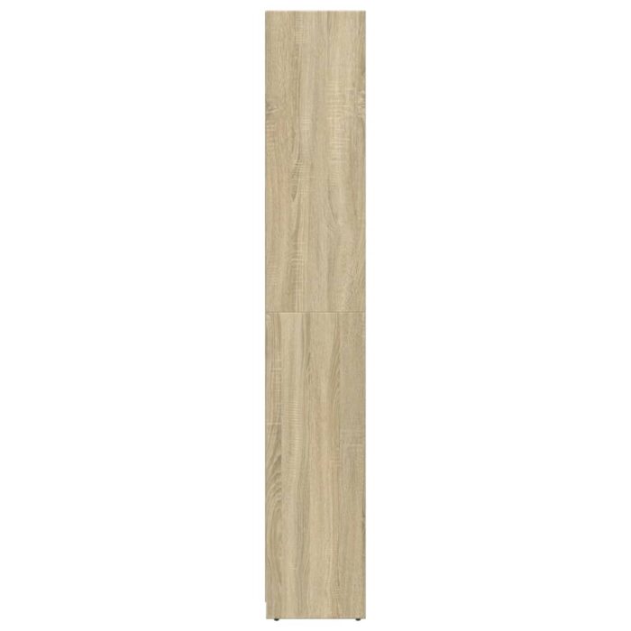 Armoire de salle de bain Chêne sonoma 30x30x183,5 cm Aggloméré – Image 3