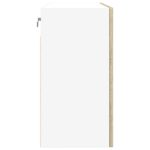 Armoire suspendue Chêne sonoma 80x31x60 cm Aggloméré – Image 4