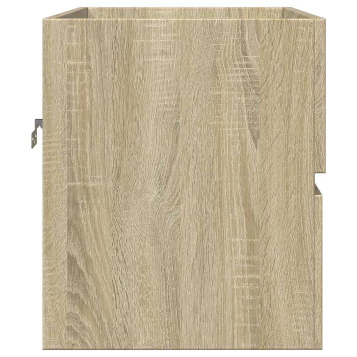 Armoire d'évier Chêne sonoma 60x38,5x45 cm Aggloméré – Image 3