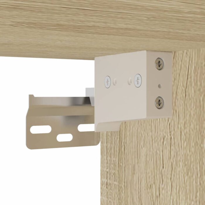 Armoire d'évier chêne sonoma 80x38,5x45 cm Bois d'ingénierie – Image 7