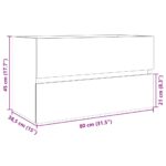 Armoire d'évier chêne sonoma 80x38,5x45 cm Bois d'ingénierie – Image 9