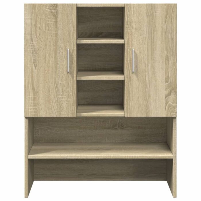 Meuble pour machine à laver Chêne sonoma 70,5x24x90 cm – Image 3