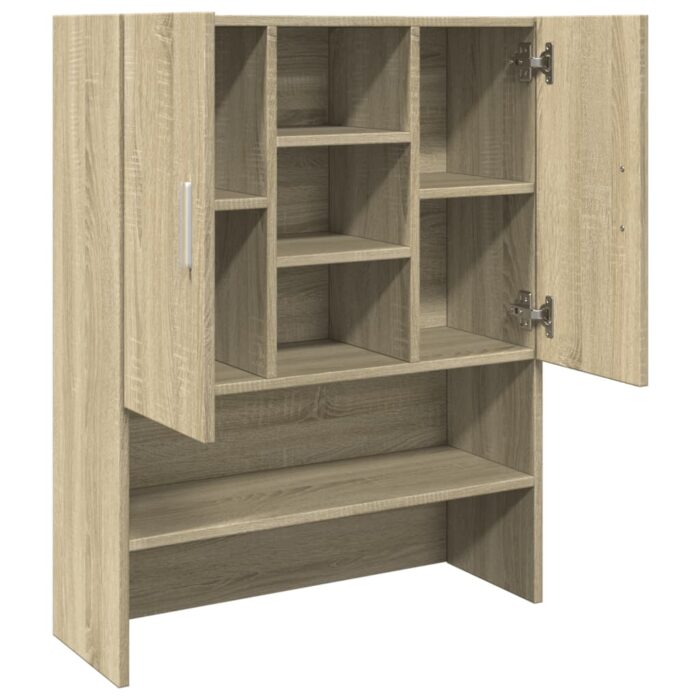Meuble pour machine à laver Chêne sonoma 70,5x24x90 cm – Image 6