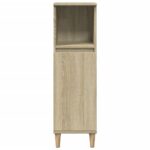 Armoire salle de bain chêne sonoma 30x30x100 cm – Image 2