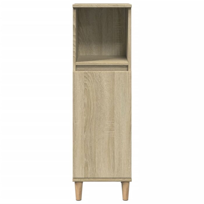 Armoire salle de bain chêne sonoma 30x30x100 cm – Image 2