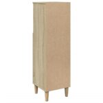 Armoire salle de bain chêne sonoma 30x30x100 cm – Image 4