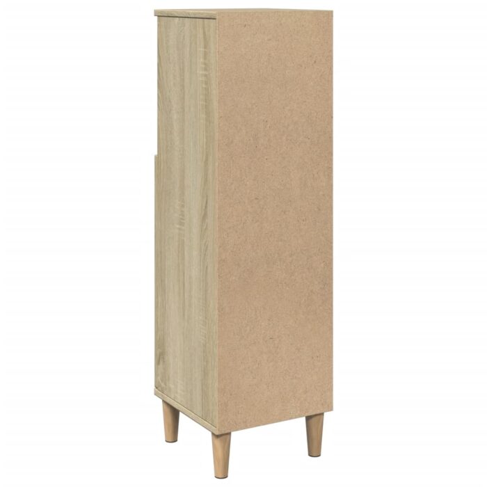 Armoire salle de bain chêne sonoma 30x30x100 cm – Image 4