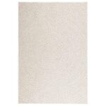 Tapis ZIZUR crème 120x170 cm aspect de jute intérieur extérieur – Image 2