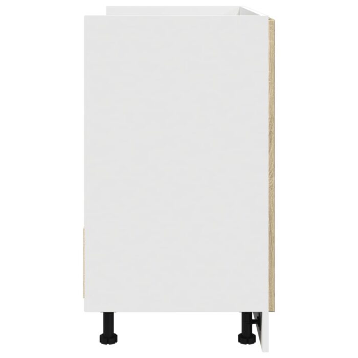 Armoire basse "Lyon" chêne sonoma 80x46x81,5 cm – Image 4