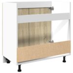 Armoire basse "Lyon" chêne sonoma 80x46x81,5 cm – Image 5