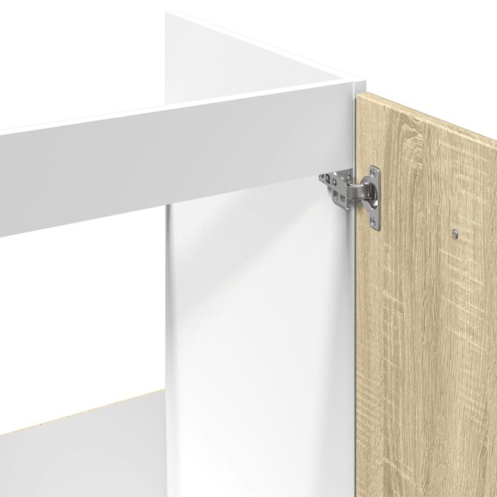 Armoire basse "Lyon" chêne sonoma 80x46x81,5 cm – Image 9