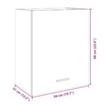 Armoire murale "Lyon" chêne sonoma 50x31x60 cm – Image 10