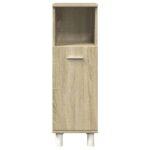 Armoire de salle de bain chêne sonoma 30,5x30x95 cm – Image 2