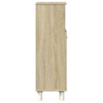 Armoire de salle de bain chêne sonoma 30,5x30x95 cm – Image 3