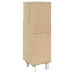 Armoire de salle de bain chêne sonoma 30,5x30x95 cm – Image 4