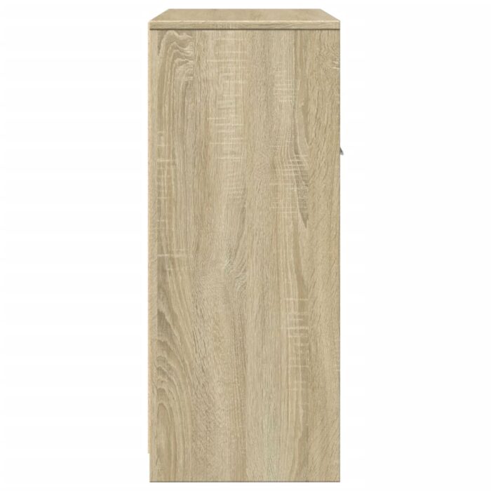 Armoire de salle de bain Chêne sonoma 60x33x80 cm Aggloméré – Image 3