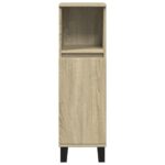 Armoire salle de bain chêne sonoma 30x30x100 cm – Image 2