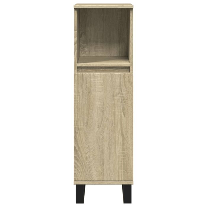 Armoire salle de bain chêne sonoma 30x30x100 cm – Image 2
