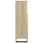 Armoire salle de bain chêne sonoma 30x30x100 cm – Image 3