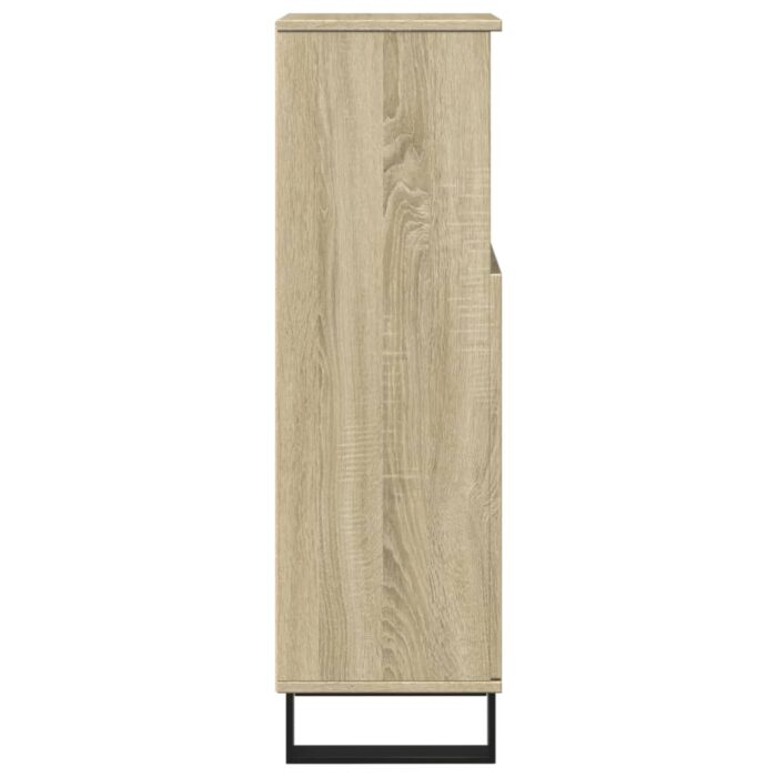 Armoire salle de bain chêne sonoma 30x30x100 cm – Image 3