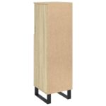 Armoire salle de bain chêne sonoma 30x30x100 cm – Image 4
