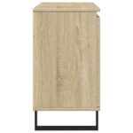 Armoire de bain chêne sonoma 58x33x60 cm bois d'ingénierie – Image 2