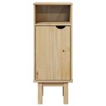 Armoire de salle de bain "OTTA" 35x30x90 cm bois massif de pin – Image 2