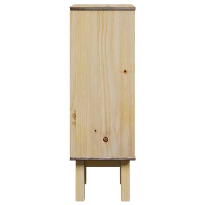 Armoire de salle de bain "OTTA" 35x30x90 cm bois massif de pin – Image 3