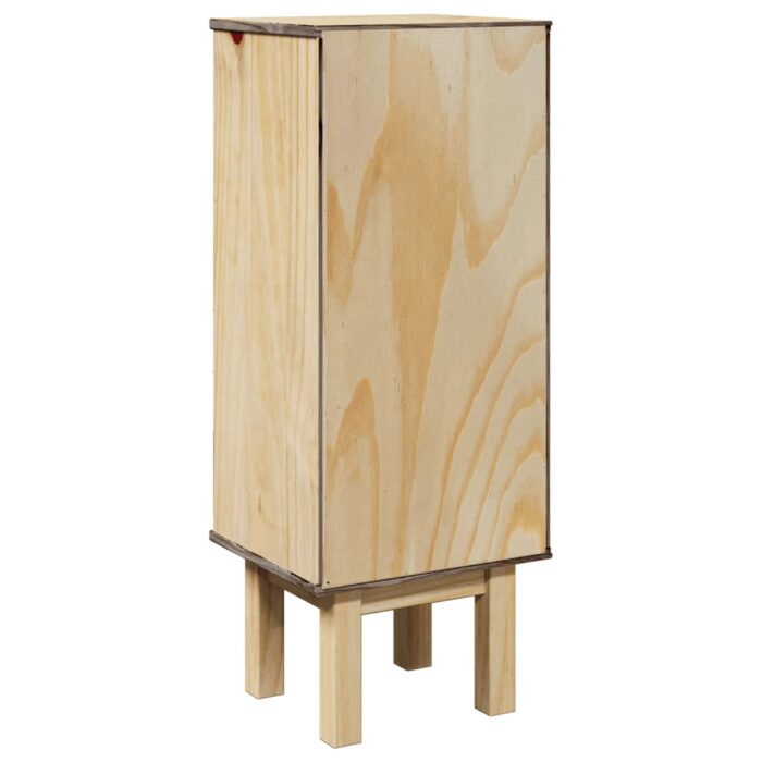 Armoire de salle de bain "OTTA" 35x30x90 cm bois massif de pin – Image 4