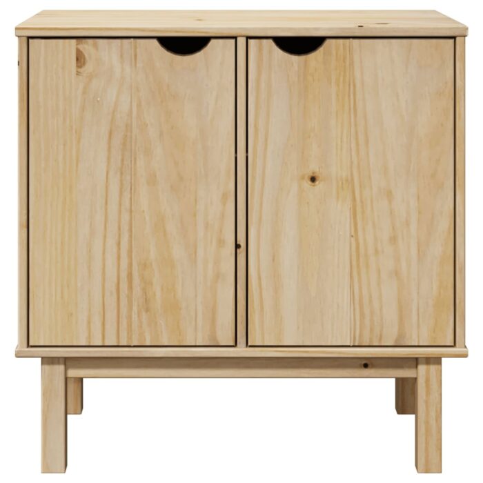 Armoire de couloir OTTA 75x40x75 cm bois de pin massif – Image 2