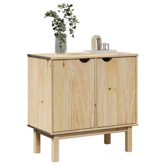 Armoire de couloir OTTA 75x40x75 cm bois de pin massif – Image 1