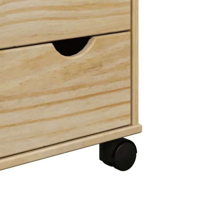 Chariot de cuisine OTTA 59x45x80 cm bois massif de pin – Image 6