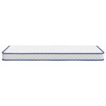 Matelas en mousse à mémoire de forme blanc 90x190x17 cm – Image 2