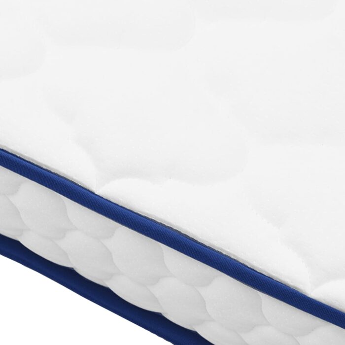 Matelas en mousse à mémoire de forme blanc 100x200x17 cm – Image 4