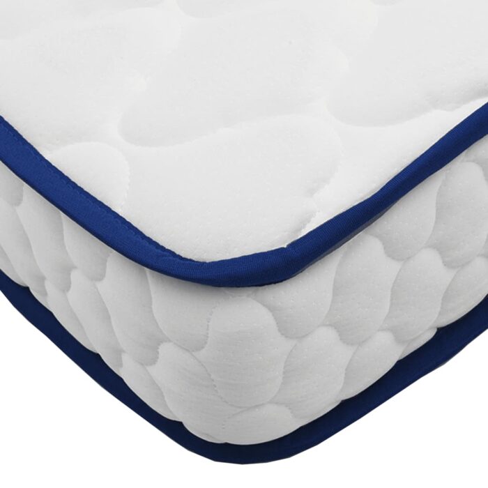 Matelas en mousse à mémoire de forme blanc 140x190x17 cm – Image 3