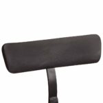 Tabourets de bar lot de 2 noir 49x43x88 cm bois manguier massif – Image 4