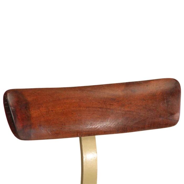 Tabourets de bar lot de 2 49x43x103 cm bois de manguier massif – Image 4