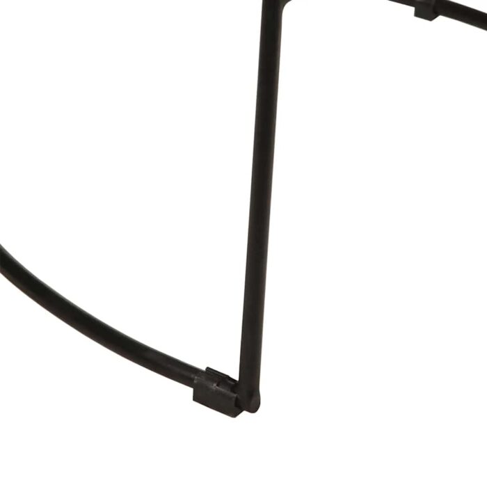 Tabourets de bar lot de 2 49x43x103 cm bois de manguier massif – Image 6