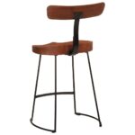 Tabourets de bar lot de 2 49x43x79 cm bois de manguier massif – Image 3