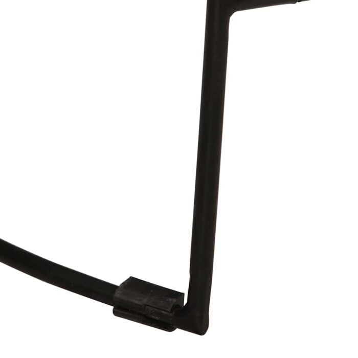 Tabourets de bar lot de 2 49x43x79 cm bois de manguier massif – Image 6