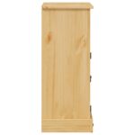 Armoire de salle de bain Corona 70x33x80 cm bois de pin massif – Image 4