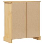 Armoire de salle de bain Corona 70x33x80 cm bois de pin massif – Image 5
